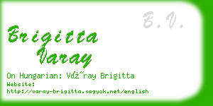 brigitta varay business card